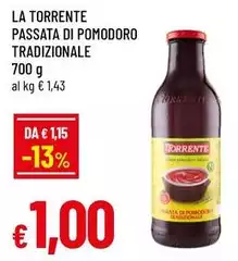 La Torrente - Passata Di Pomodoro Tradizionale La Torrente - Passata Di Pomodoro Tradizionale