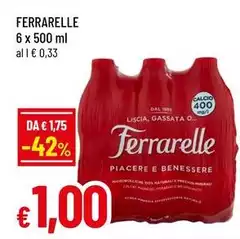 Ferrarelle - 6 X 500 Ml Ferrarelle - 6 X 500 Ml
