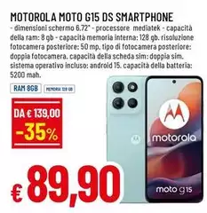Motorola - Moto G15 DS Smartphone