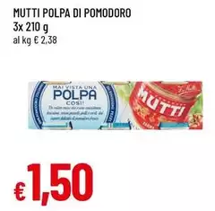 Mutti - Polpa Di Pomodoro Mutti - Polpa Di Pomodoro