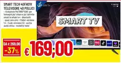 Smart Tech - 40FHOIV Televisore 40 Pollici 