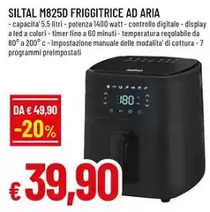 Siltal - M825D Friggitrice Ad Aria