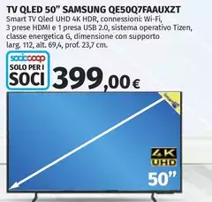 Samsung - Tv Qled 50" Qe50q7faauxzt Samsung - Tv Qled 50" Qe50q7faauxzt