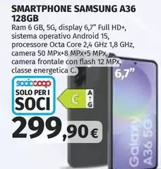 Samsung - Smartphone A36 128Gb