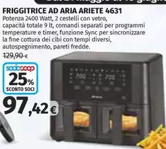 Ariete - Friggitrice Ad Aria 4631 Ariete - Friggitrice Ad Aria 4631