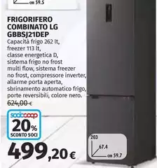 LG - Frigorifero Combinato GBBS12IDEP