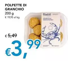 Blueat - Polpette Di Granchio Blueat - Polpette Di Granchio