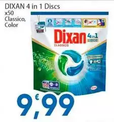 Dixan - 4 In 1 Discs Classico, Color Dixan - 4 In 1 Discs Classico, Color