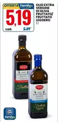 Olio Extra Vergine Di Oliva Fruttato/ Fruttato Leggero