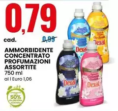 Dexal - Ammorbidente Concentrato Profumazioni Assortite