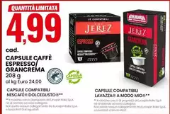 Capsule -  Caffè Espresso/Grancrema