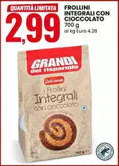Dolciando - Frollini Integrali Con Cioccolato Dolciando - Frollini Integrali Con Cioccolato