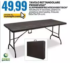Tavolo Rettangolare Pieghevole Tavolo Rettangolare Pieghevole