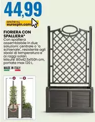 Max - Fioriera Con Spalliera Max - Fioriera Con Spalliera