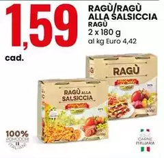 Ragù/Ragù Alla Salsiccia Ragù