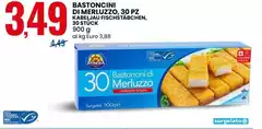 Athena - Bastoncini Di Merluzzo, 30 Pz