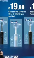 Oral b - Spazzolino Elettrico Vitality Pro Oral b - Spazzolino Elettrico Vitality Pro