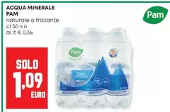 Pam - Acqua Minerale Naturale O Frizzante