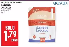 Arkalia - Ricarica Sapone Liquido Arkalia - Ricarica Sapone Liquido