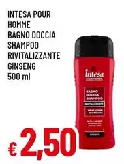 Intesa - Pour Homme Bagno Doccia Shampoo Ravitalizzante Ginseng Intesa - Pour Homme Bagno Doccia Shampoo Ravitalizzante Ginseng