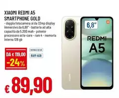 Xiaomi - Redmi A5 Smartphone Gold Xiaomi - Redmi A5 Smartphone Gold