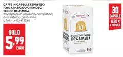 Tesori Dell'Arca - Caffè In  Espresso 100% Arabica O Cremoso