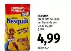 Nestlè - Nesquik Preparato Solubile Per Bevanda Con Cacao Magro