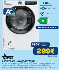 Hoover - Lavatrice H3WPS4376TAM Hoover - Lavatrice H3WPS4376TAM