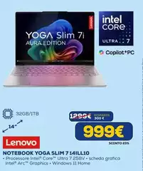 Lenovo - Notebook Yoga Slim 7 14ILL10 Lenovo - Notebook Yoga Slim 7 14ILL10