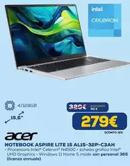 Acer - Notebook Aspire Lite 15 AL15-32P-C3AH Acer - Notebook Aspire Lite 15 AL15-32P-C3AH