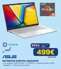 Asus - Notebook E1504FA-BQ2422W Asus - Notebook E1504FA-BQ2422W