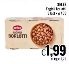 Selex - Fagioli Borlotti Selex - Fagioli Borlotti