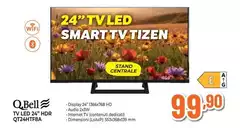 Qbell technology - Tv Led 24" M QT24HTE8A Qbell technology - Tv Led 24" M QT24HTE8A
