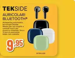 Tekside - Auricolari Bluetooth Tekside - Auricolari Bluetooth
