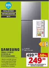 Samsung - Frigo 2 Porte Ecoflex AI RT31CG5624S9ES 