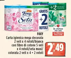 Foxy - Carta Igienica Mega Decorata Foxy - Carta Igienica Mega Decorata