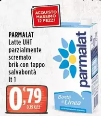 Parmalat - Latte UHT Parzialmente Scremato Brik Con Tappo Salvabontà Parmalat - Latte UHT Parzialmente Scremato Brik Con Tappo Salvabontà
