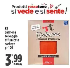 RT - Salmone Selvaggio Affumicato Sockeye RT - Salmone Selvaggio Affumicato Sockeye