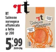 RT - Salmone Norvegese Affumicato A Fette