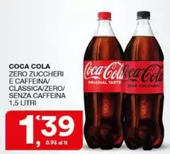 Coca Cola - Zero Zuccheri E Caffeina/ Classica/Zero/Senza Caffeina Coca Cola - Zero Zuccheri E Caffeina/ Classica/Zero/Senza Caffeina