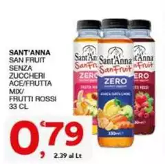 Sant'anna - San Fruit Senza Zuccheri Ace/frutta Mix/Frutti Rossi Sant'anna - San Fruit Senza Zuccheri Ace/frutta Mix/Frutti Rossi