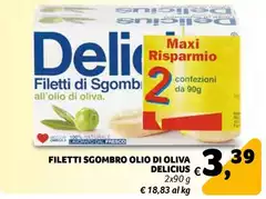 Delicius - Filetti Sgombro Olio Di Oliva