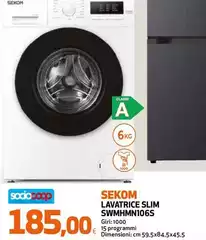 Sekom - Lavatrice Slim SWMHMN106S