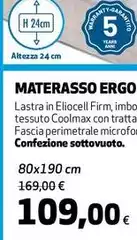 Materasso Ergo Materasso Ergo