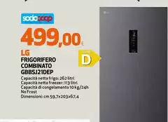 LG - Frigorifero Combinato GBBSJ21DEP