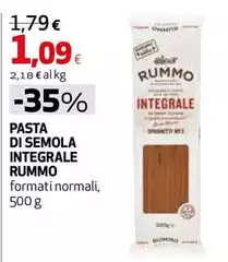 Rummo - Pasta Di Semola Integrale Rummo - Pasta Di Semola Integrale
