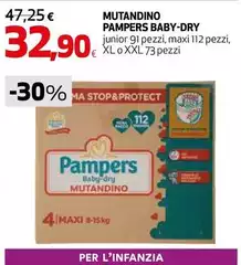 Pampers - Mutandino Baby Dry Pampers - Mutandino Baby Dry