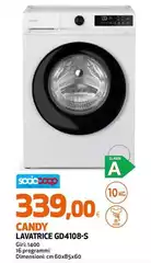 Candy - Lavatrice GD4108-S