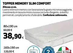 Topper Memory Slim Comfort