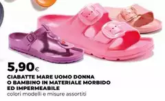 Mare - Ciabatte  Uomo Donna O Bambino In Materiale Morbido Ed Impermeabilie